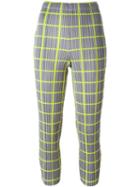 Pleats Please By Issey Miyake Checked Pleated Trousers