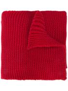 Camiel Fortgens Knitted Scarf - Red