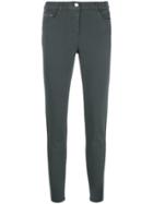 Fabiana Filippi Bead Embellished Skinny Trousers - Grey