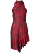 Josie Natori Cheongsam Dress - Red