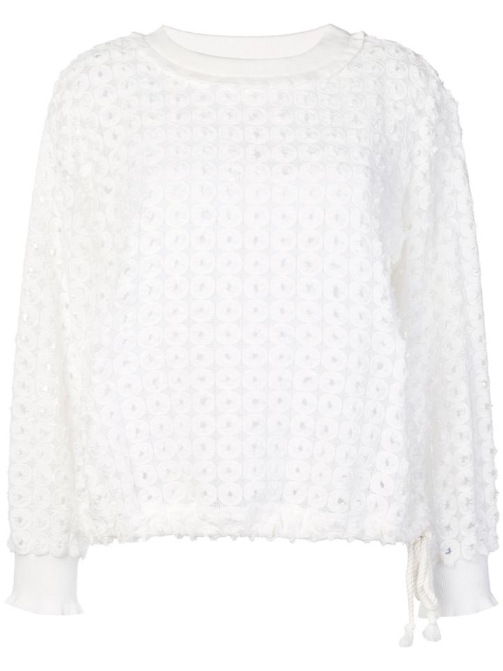 See By Chloé Textured Sweatshirt - White