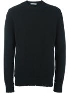 Givenchy Distressed Jumper, Men's, Size: Xs, Black, Wool