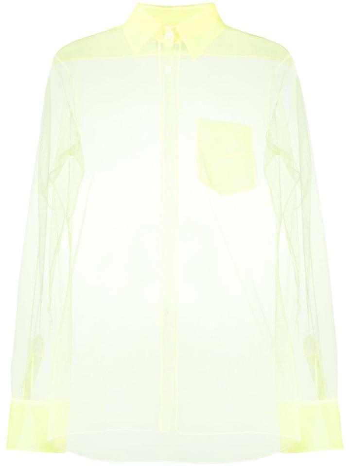 Viktor & Rolf Classic Tulle Shirt - Yellow