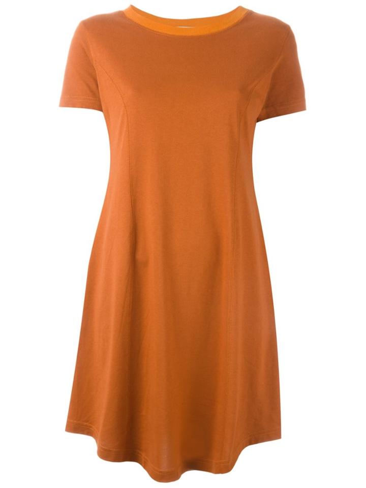 Romeo Gigli Vintage Flared T-shirt Dress - Yellow & Orange