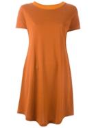 Romeo Gigli Vintage Flared T-shirt Dress - Yellow & Orange