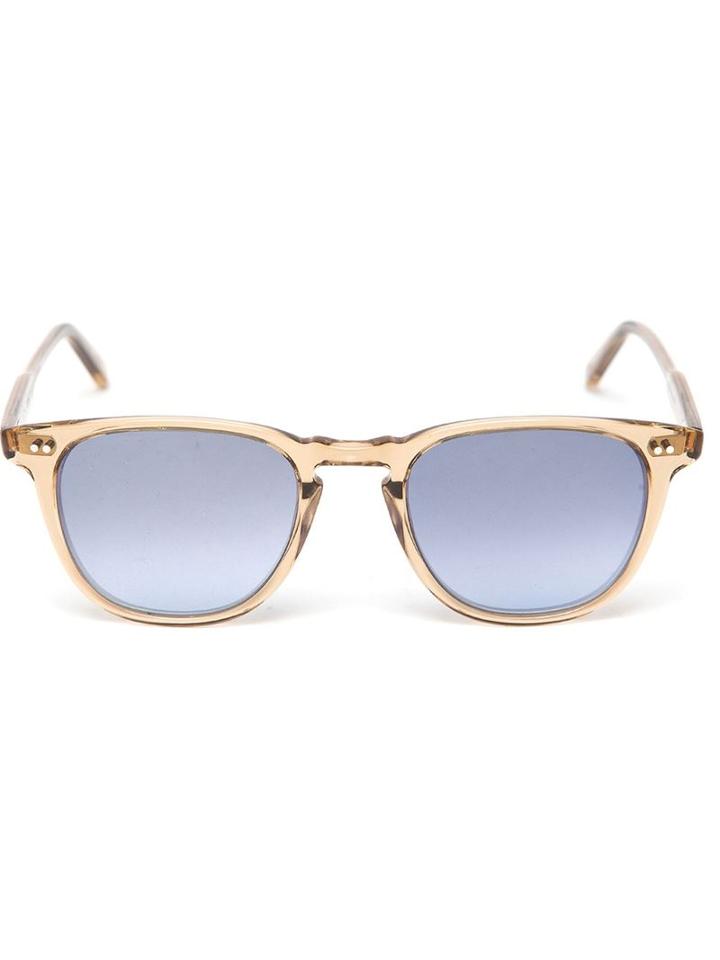 Garrett Leight Brooks Mirrored-lens Sunglasses, Men's, Brown, Triacetate/glass