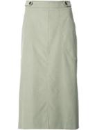 Dolce & Gabbana Corseted Lace Pencil Skirt - Black