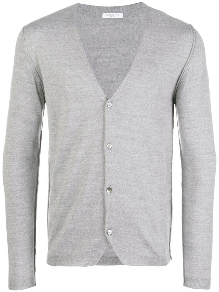 Cenere Gb Classic Cardigan - Grey