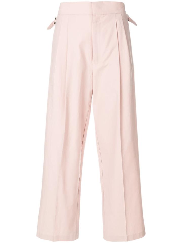 Erika Cavallini High Waist Trousers - Pink