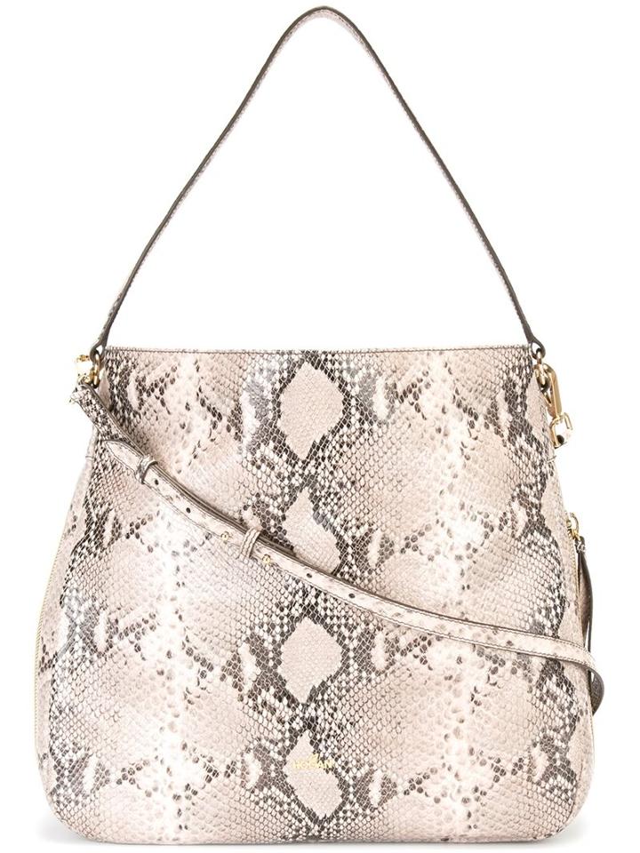 Hogan Python Effect Shoulder Bag