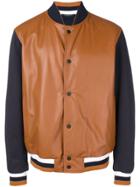 Z Zegna Two-tone Bomber Jacket - Brown