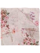 Faliero Sarti Floral Woven Scarf - Neutrals