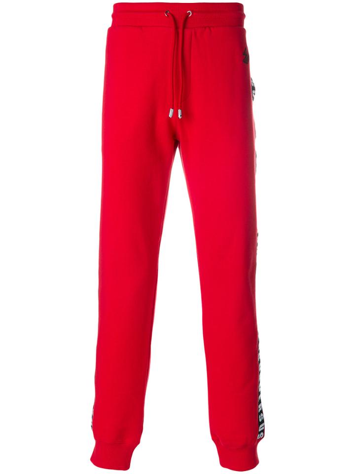 Versus Versus Graphic Trousers - Red