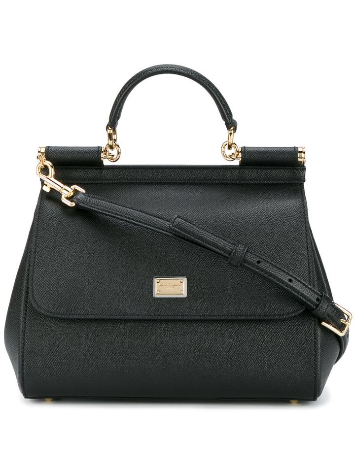Dolce & Gabbana - 'sicily' Tote - Women - Leather - One Size, Black, Leather