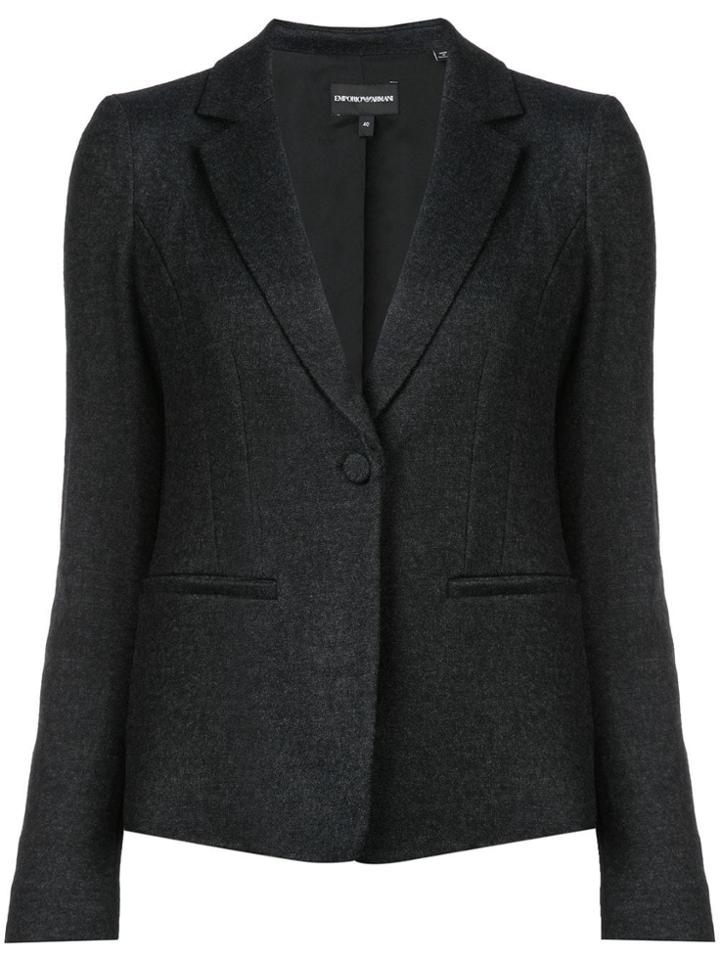 Emporio Armani Emporio Armani 6z2g6t2jb6z 0634 Anthracite Wool - Black