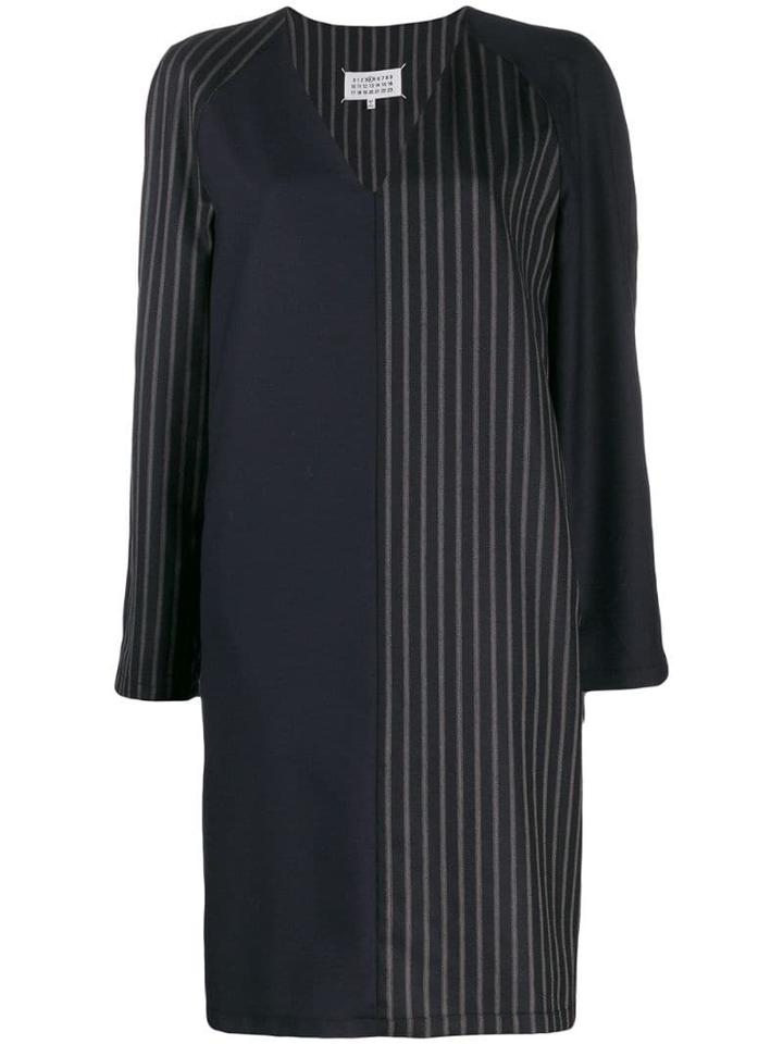 Maison Margiela Patchwork Panel Dress - Blue