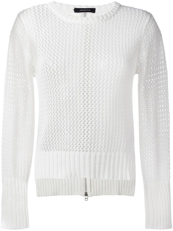 Unconditional Cable Knit Jumper - White