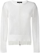Unconditional Cable Knit Jumper - White