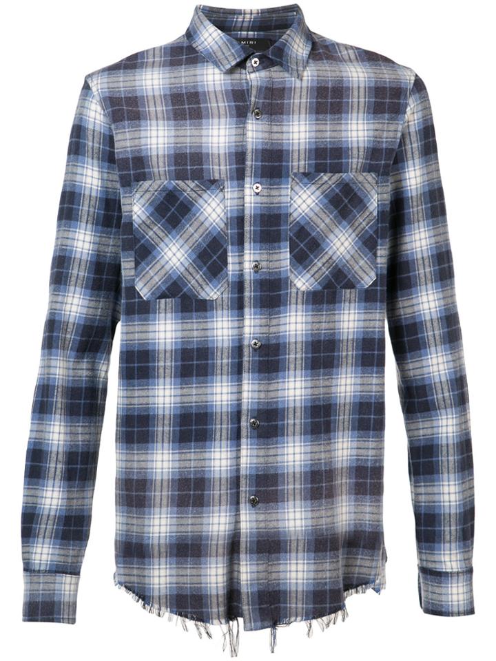 Amiri Plaid Shirt - Blue