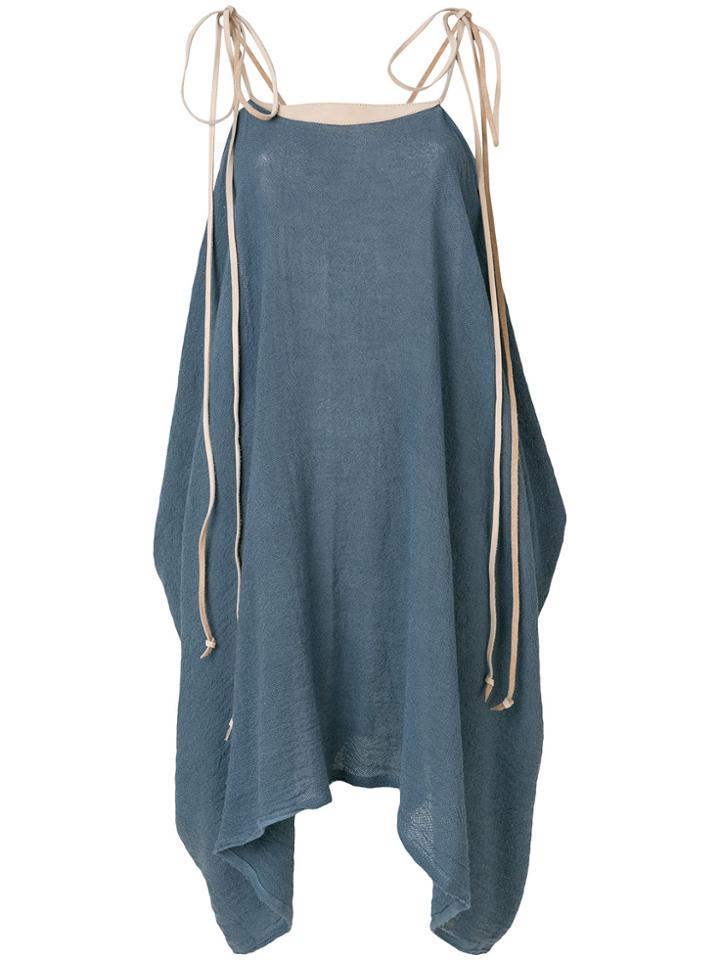 Caravana Draped Dress - Blue