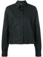 Maison Margiela Cropped Button Shirt - Black