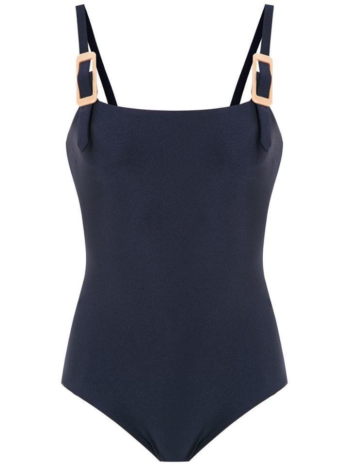 Adriana Degreas Buckle Detail Swimsuit - Black
