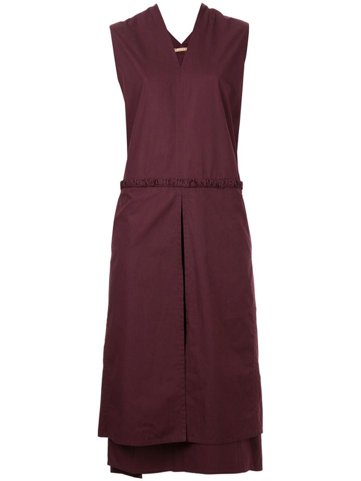 Nehera Denson V-neck Dress - Red