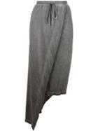 Lost & Found Rooms Drawstring Skirt, Women's, Size: Xs, Grey, Cotton