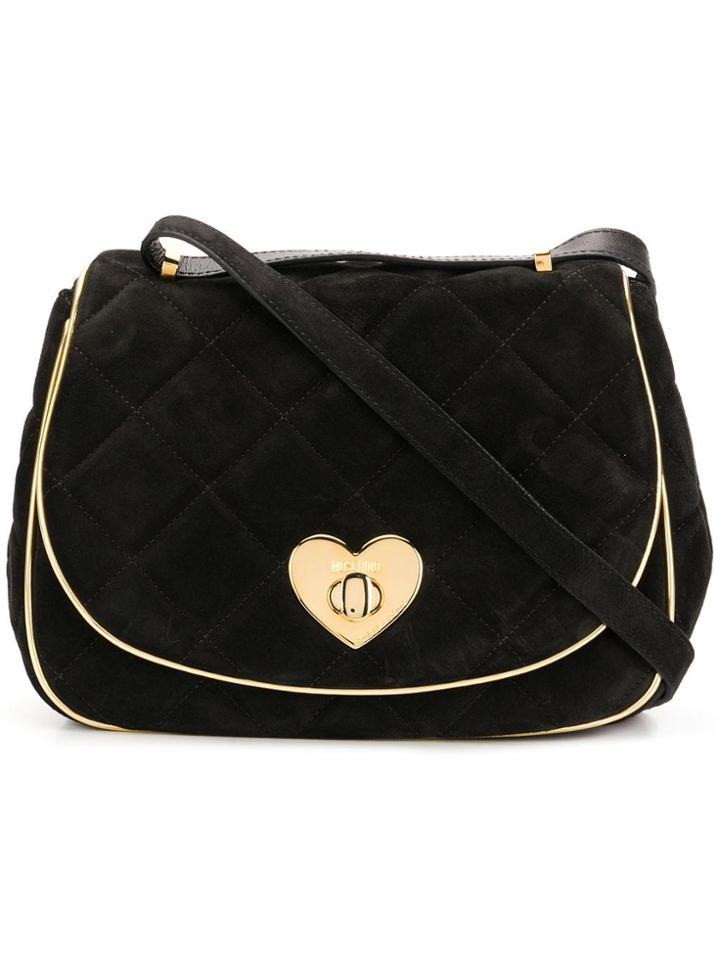 Moschino Cheap & Chic Heart Twist-lock Bag - Black
