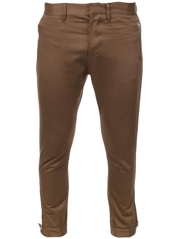 Siki Im Cropped Trousers - Brown
