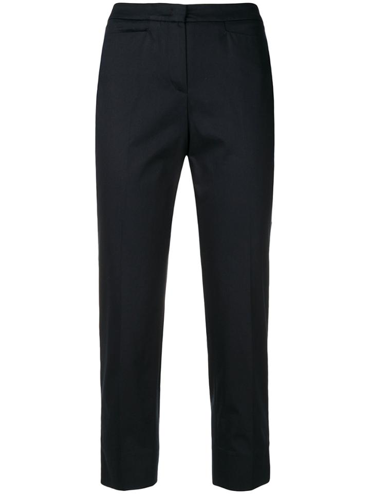 Peserico Concealed Front Trousers - Blue