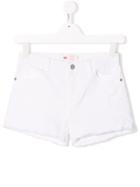 Levi's Kids Slim-fit Denim Shorts - White