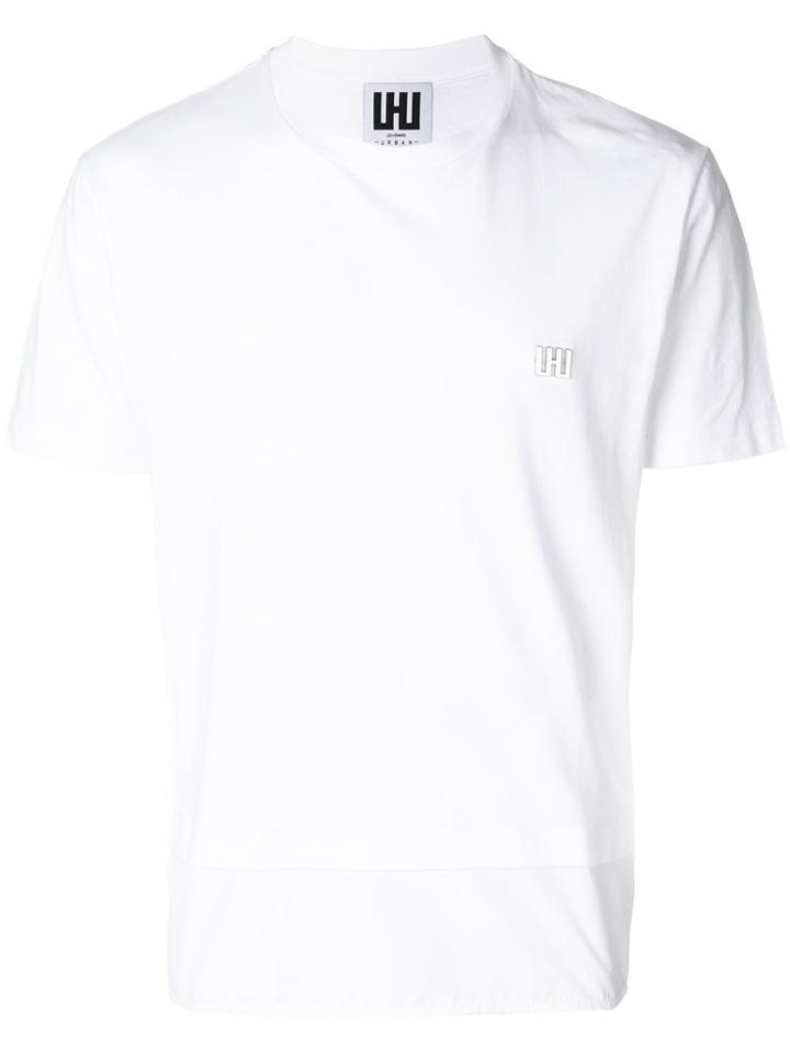 Les Hommes Urban Logo Short-sleeve T-shirt - White