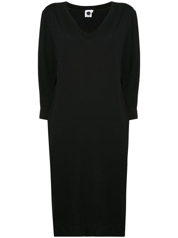 Bassike 3/4 Sleeves T-shirt Dress - Black