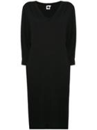 Bassike 3/4 Sleeves T-shirt Dress - Black
