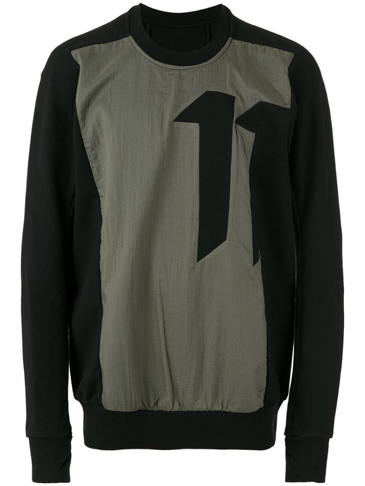 11 By Boris Bidjan Saberi Number Print Sweatshirt - Black