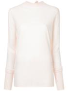 Dion Lee Loop Back Tie Jumper - Pink & Purple