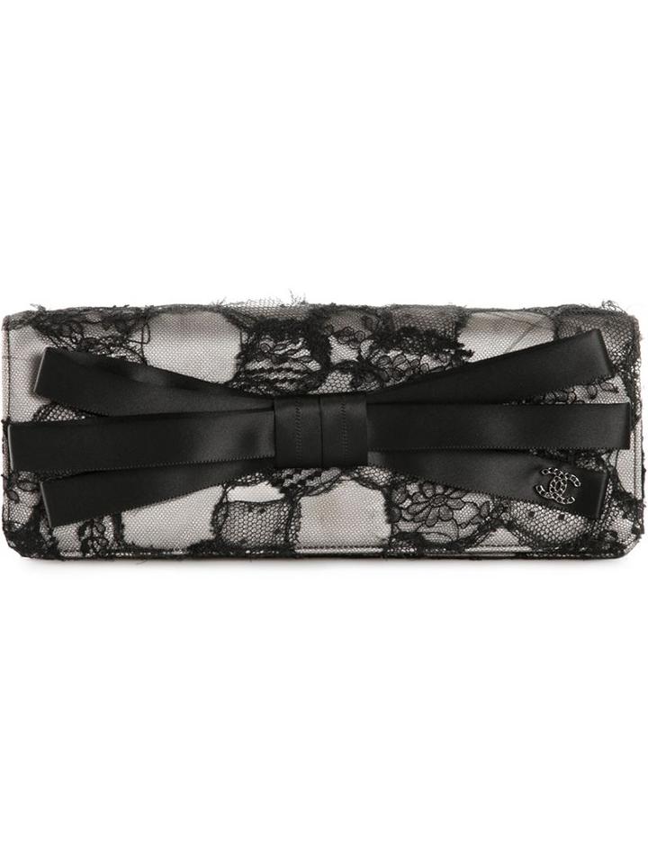 Chanel Vintage Lace Clutch