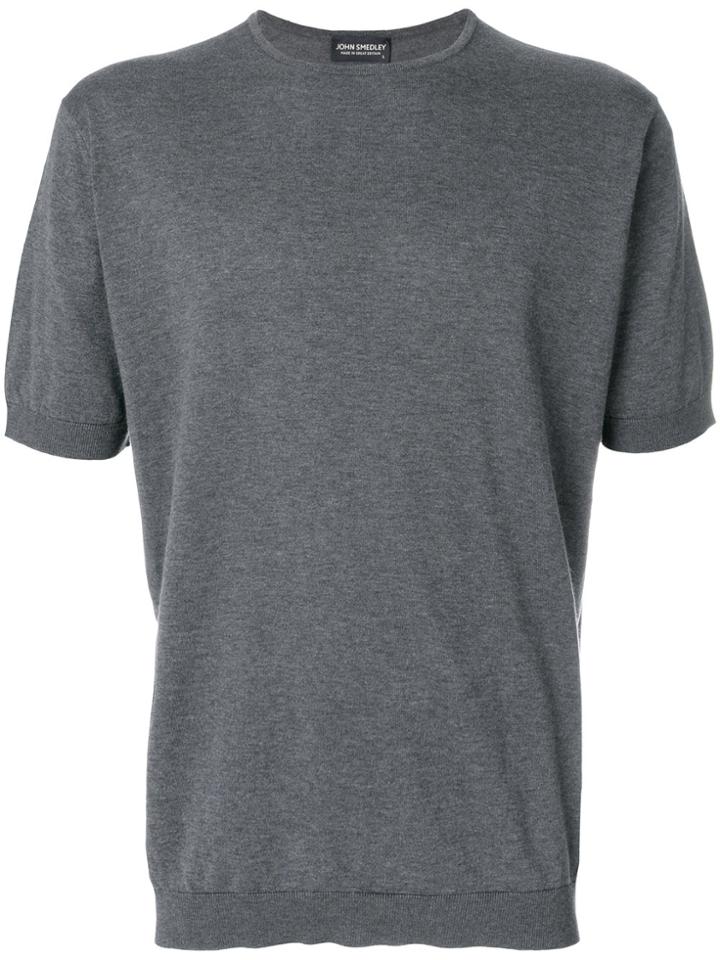 John Smedley Classic Short-sleeve T-shirt - Grey