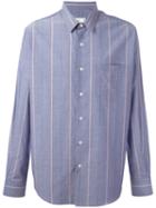Ami Alexandre Mattiussi Large Fit Classic Shirt, Men's, Size: 40, Blue, Cotton