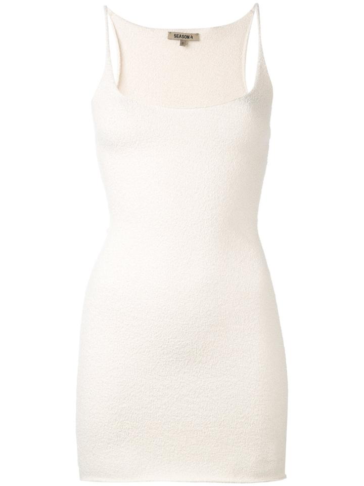 Yeezy - Fitted Knit Dress - Women - Cotton/polyamide/spandex/elastane - Xs, Nude/neutrals, Cotton/polyamide/spandex/elastane