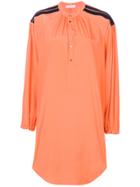 A.f.vandevorst Oversized Mandarin Collar Shirt - Yellow & Orange