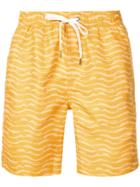 Onia Charles 7 Swim Trunks - Yellow & Orange