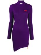 Gcds Asymmetric Hem Dress - Purple