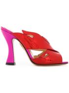 Charlotte Olympia Hot Ups! Mules - Red