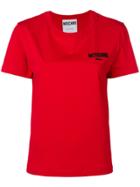 Moschino Logo Crew Neck T-shirt - Red