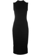 Brunello Cucinelli Fine-knit Dress, Women's, Size: Medium, Black, Spandex/elastane/brass/virgin Wool