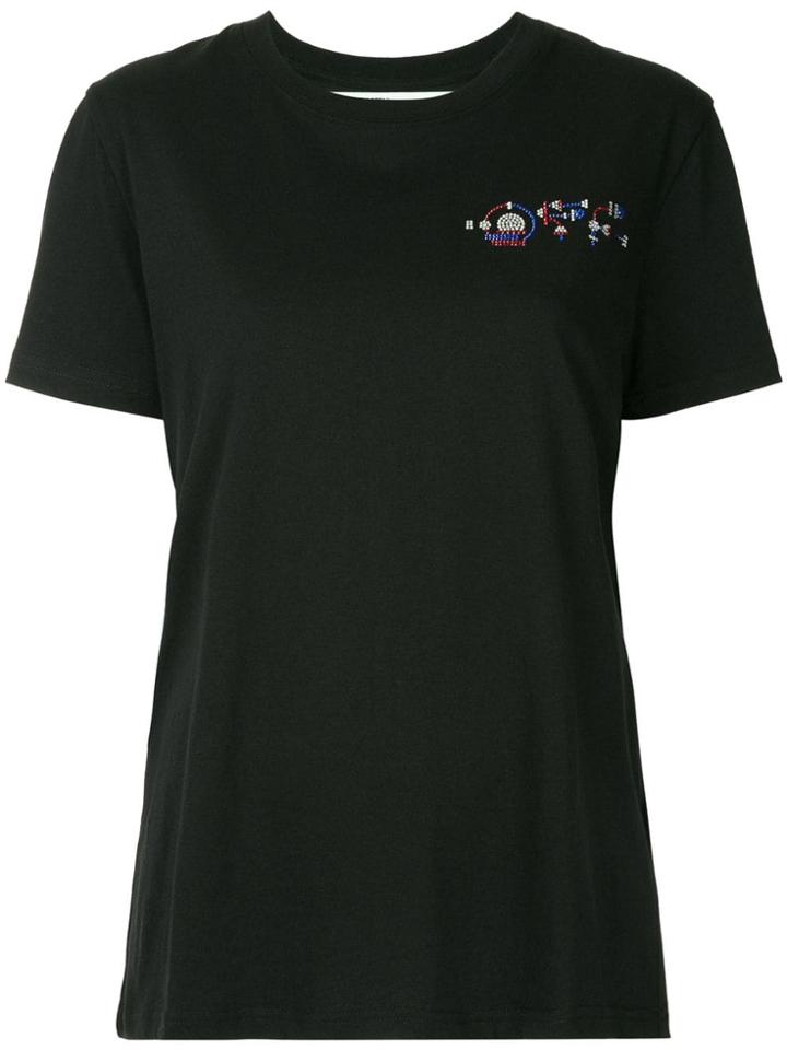 Off-white Embellished T-shirt - Black