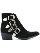 Toga Pulla Buckle Detail Ankle Boots - Black