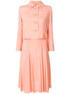 William Vintage Worth Pink Dress Suit - Pink & Purple
